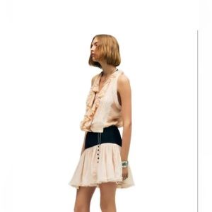 Nwt $89 ZARA PLEATED SKIRT - LIMITED EDITION LIGHT PINK | 2484/763/644